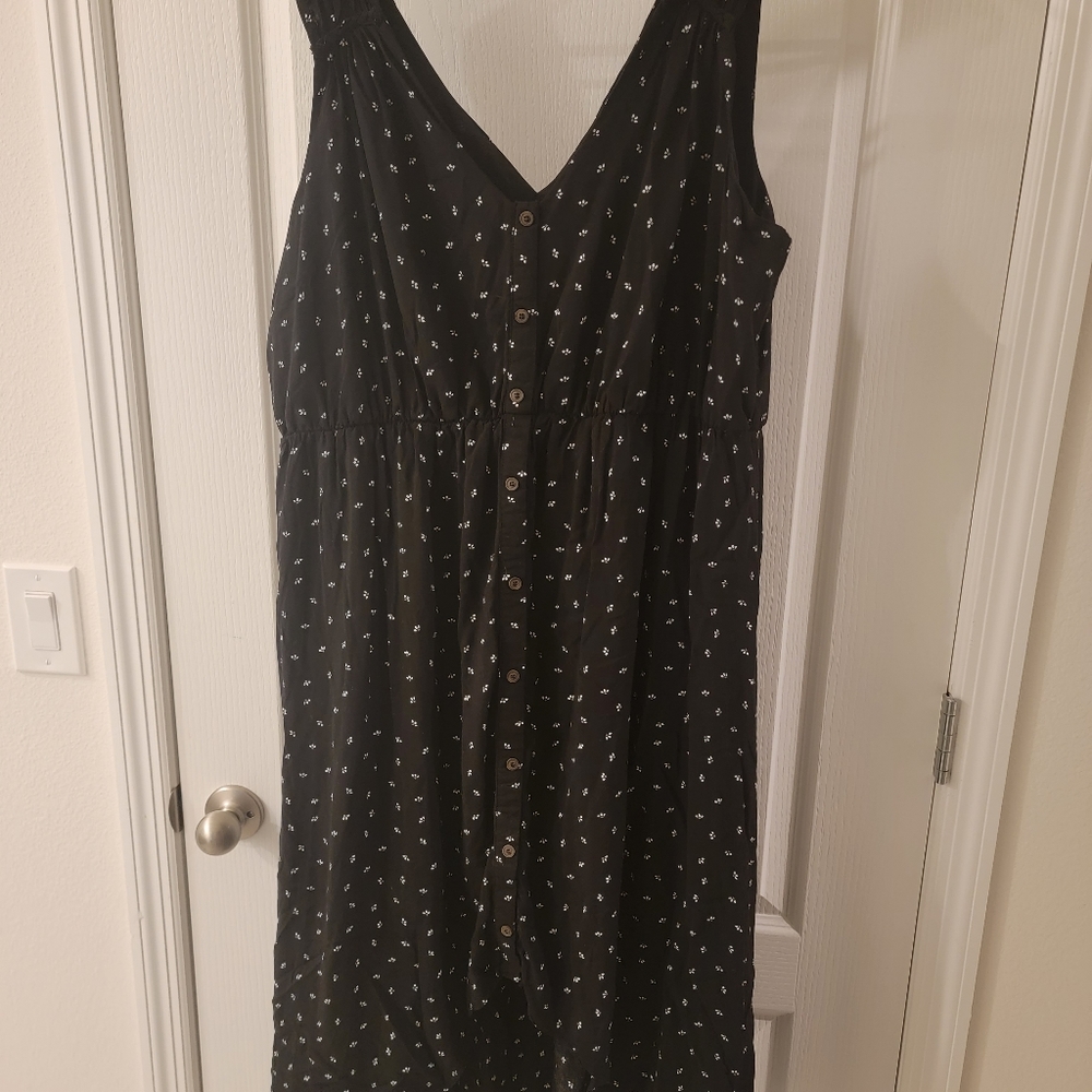 Black high low sundress